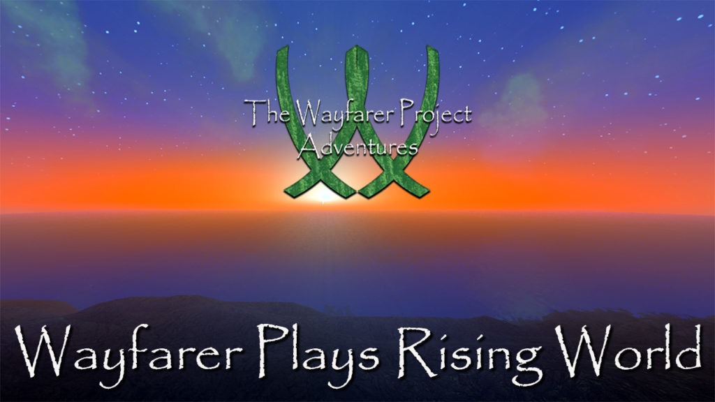 Wayfarer Plays Rising World Title Screen