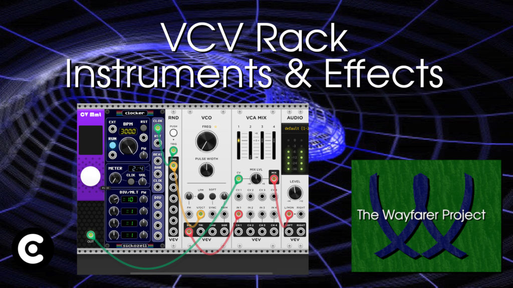 VCV Rack Instruments & Effects Title Screen